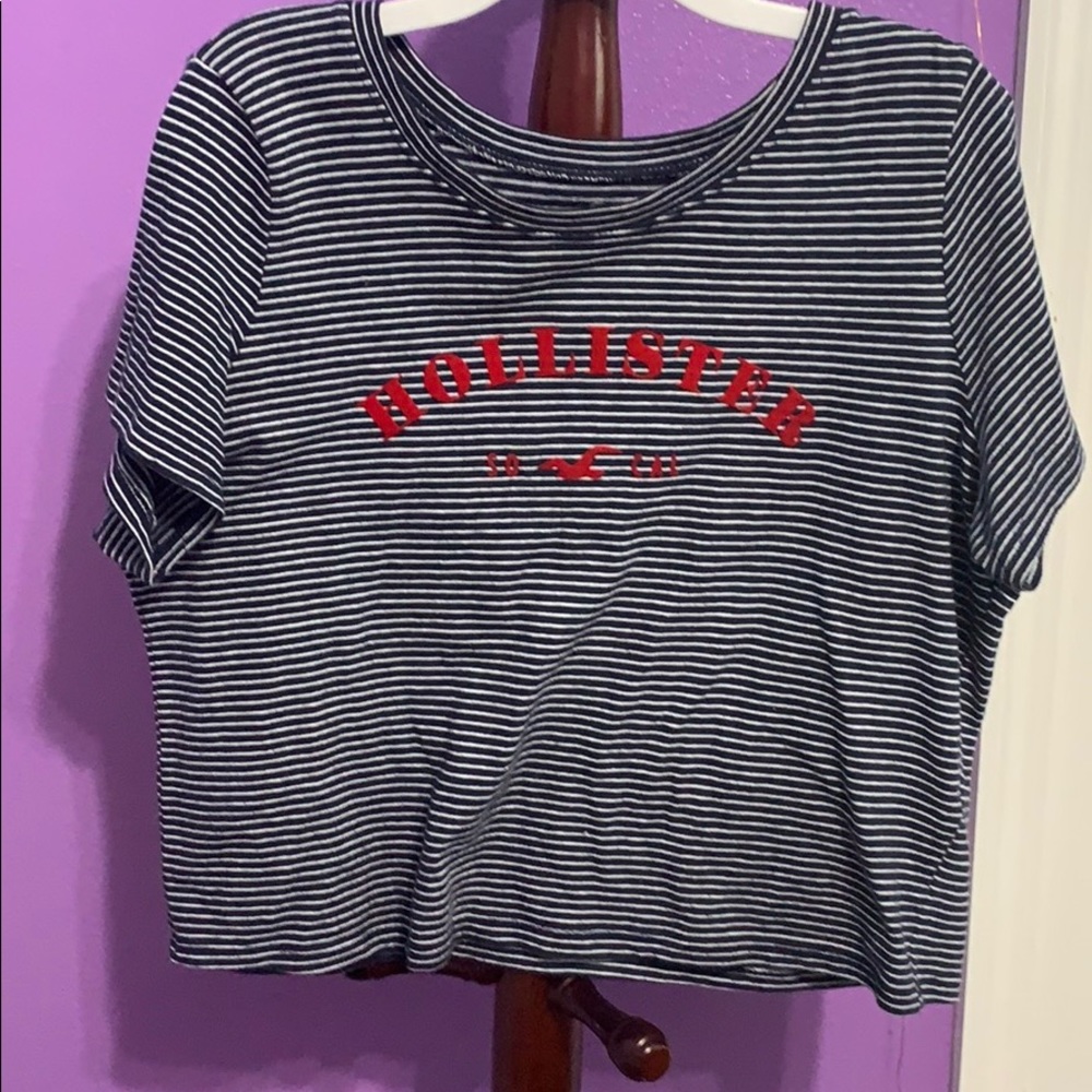 A Hollister crop top.
